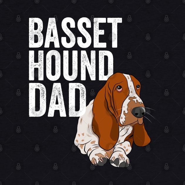 Basset Hound - Basset Hound Dad by Kudostees